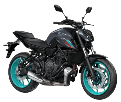 Yamaha MT-07 available on this tour